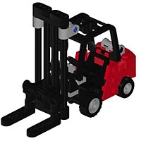Набор LEGO MOC-5927 Forklift Truck