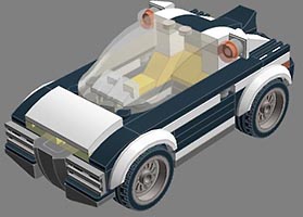 Набор LEGO MOC-5931 Police Patrol Cruiser