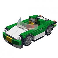 Набор LEGO MOC-5988 legocity green cruiser