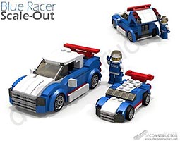 Набор LEGO MOC-6011 Blue Racer Scale-Out