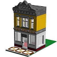 Набор LEGO MOC-6024 Дом на 453 улице (модульное здание)