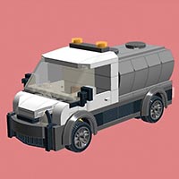 Набор LEGO MOC-6084 milk truck
