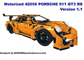 Набор LEGO MOC-6276 Motorized 42056 PORSCHE 911 GT3 RS version 1.1