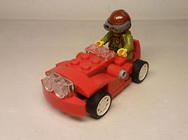 Набор LEGO MOC-6286 31055 Red Racer for Minifig