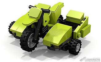Набор LEGO MOC-6299 Double-Sidecar