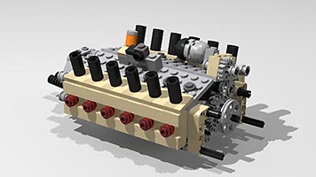 Набор LEGO Alfa Romeo 12 cilinder boxer