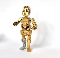Набор LEGO MOC-6900 Golden C-3PO
