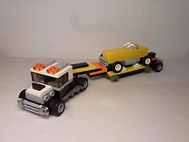 Набор LEGO Транспортер гоночной машины