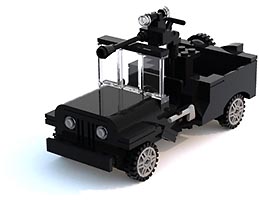 Набор LEGO MOC-7278 Джип 'Виллис'