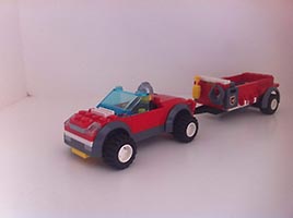 Набор LEGO Пожарная машина и прицеп