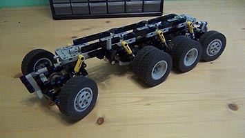 Набор LEGO MOC-7352 Lego Technic truck chassis 8x8