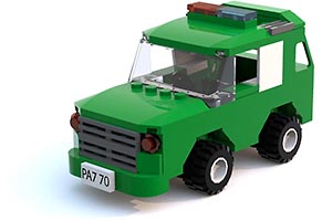 Набор LEGO MOC-7470 Джип военной полиции