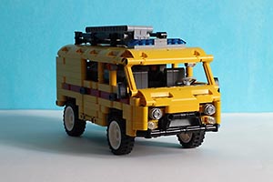 Набор LEGO MOC-7534 UAZ-452 Gas Service Truck