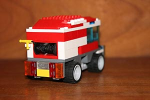 Набор LEGO MOC-7632 Быстроходная пожарная машина