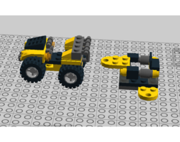 Набор LEGO MOC-8025 5761 Minifig Scale ATV