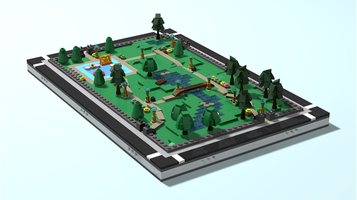 Набор LEGO Городской парк Микрополис