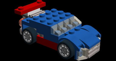 Набор LEGO MOC-8211 31027 Blue Racer Rokkie Edition