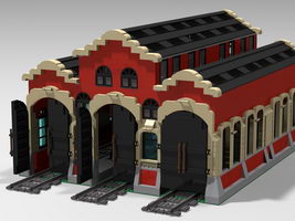 Набор LEGO Железнодорожное депо