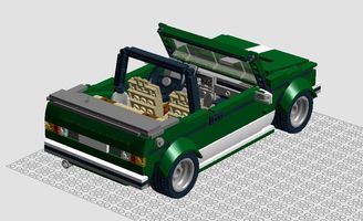Набор LEGO MOC-8267 10242 set alternate VW Golf MK I convertible (pdf version)