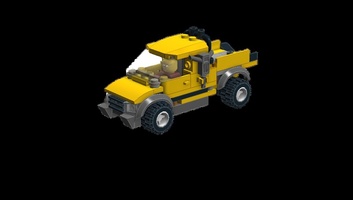Набор LEGO MOC-8722 Modified Racing Pickup (Alt. build 4200)