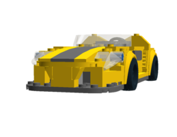 Набор LEGO MOC-9290 Yellow Sports Car