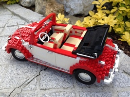 Набор LEGO MOC-9670 VW beetle convetible (based on 10187) with power fuctions