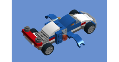 Набор LEGO MOC-9720 Flying car
