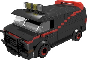 Набор LEGO MOC-9731 A Team Mini Van