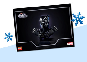 Набор LEGO PRINT Black Panther Numbered Print
