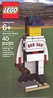 Набор LEGO RedSox Бейсбольный игрок команды 'Ред сокс'