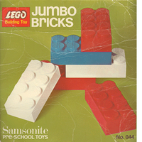 Набор LEGO 044-2 Jumbo Bricks