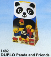 Набор LEGO Панда и друзья