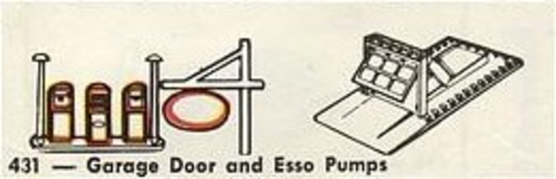 Набор LEGO 431-2 Garage Door and Esso Pumps