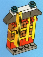 Набор LEGO 4428-9 Стена с лыжным снаряжением