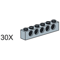 Набор LEGO 5003208 Серые кирпичики Техник, 1 x 6