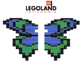 Набор LEGO LLCA32-3 Бабочка с сине-зелеными крыльями